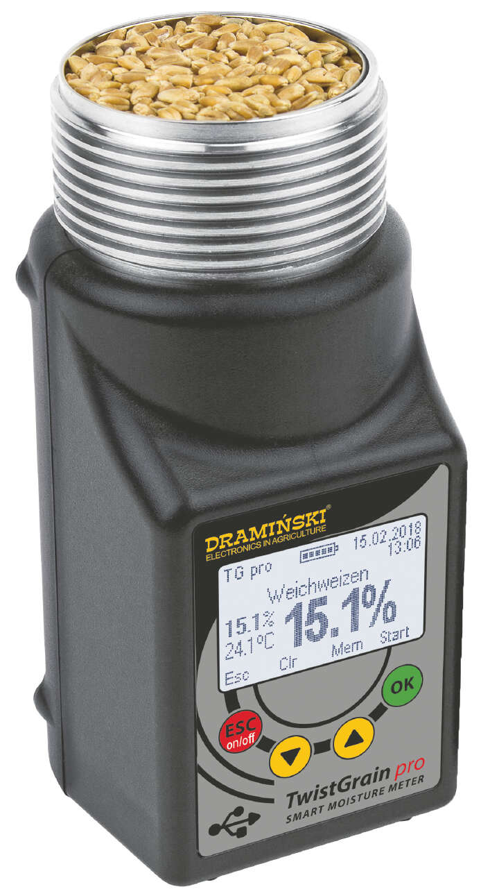 DRAMINSKI Getreidefeuchtemesser TwistGrain pro